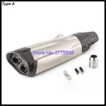 Inlet 51mm Universal Motorcycle Exhaust Muffler Escape Moto Large Dsplacement for S1000RR F750GS F850GS R1200GS ZX-10R TMAX530 - Image 5
