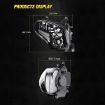 LED Motorcycle Headlight Goldwing GL 1800 120W Moto LED Light Headlights For Honda Gold Wing GL1800 2001-2017 Motobike Headlamp - Image 5